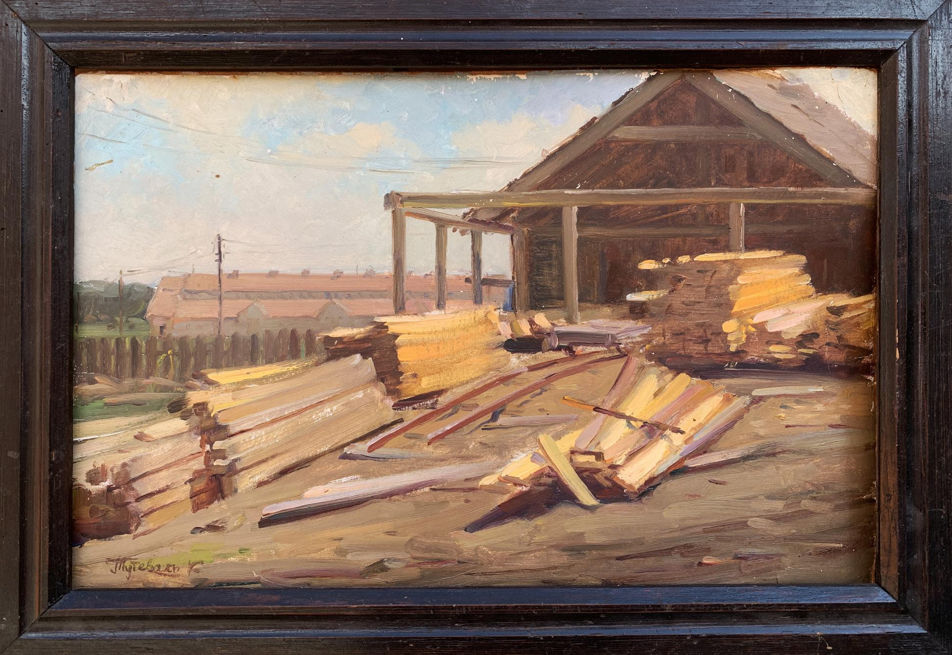 Oil painting For firewood A. Cherkas