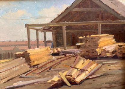 Oil painting For firewood A. Cherkas