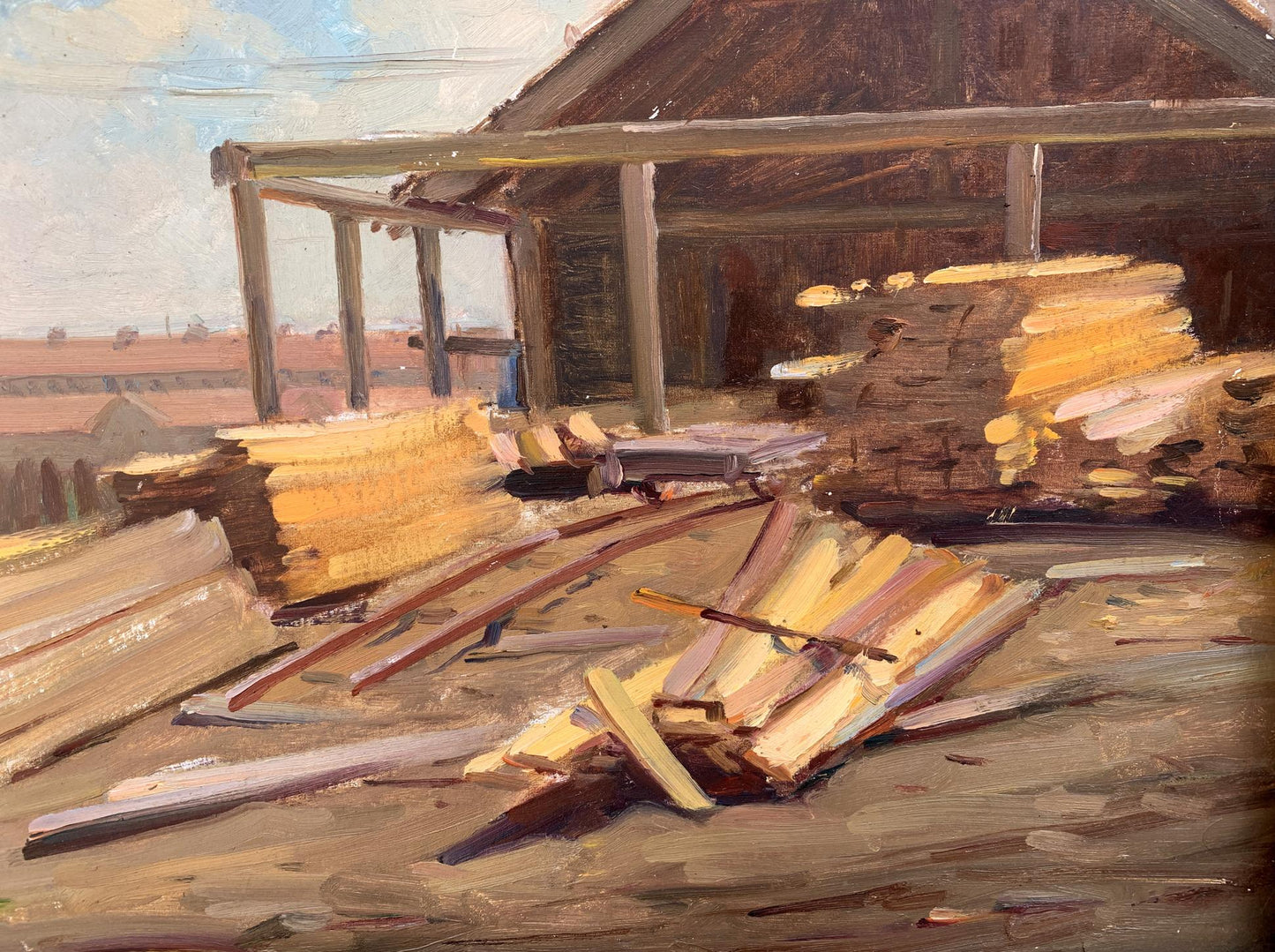 Oil painting For firewood A. Cherkas