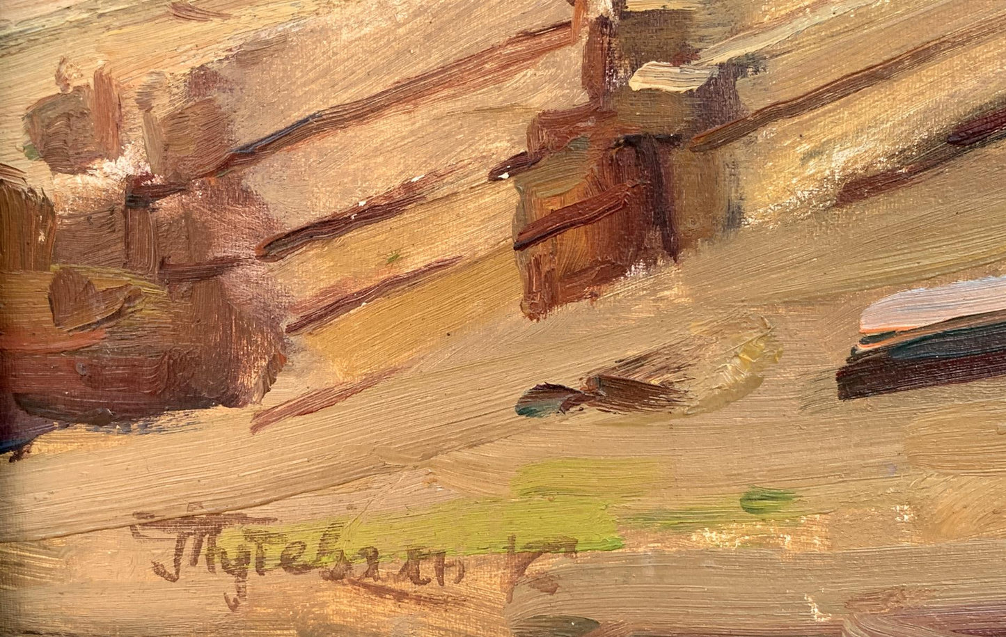 Oil painting For firewood A. Cherkas