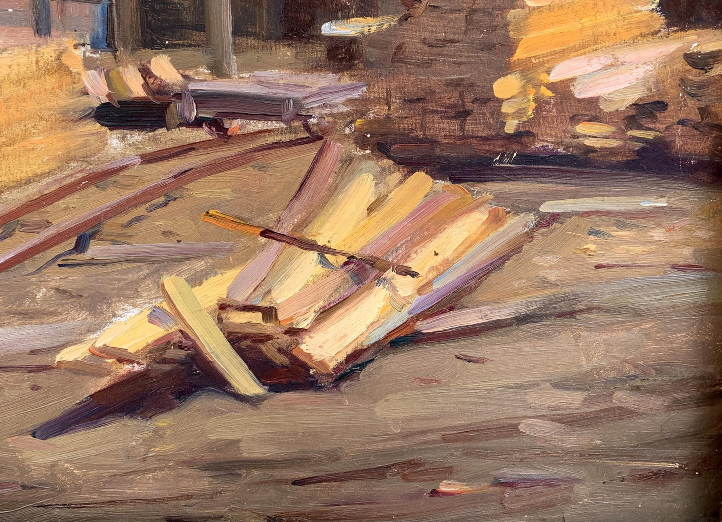 Oil painting For firewood A. Cherkas