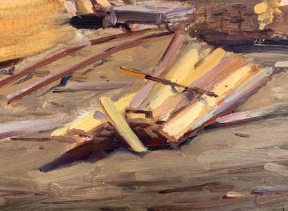 Oil painting For firewood A. Cherkas