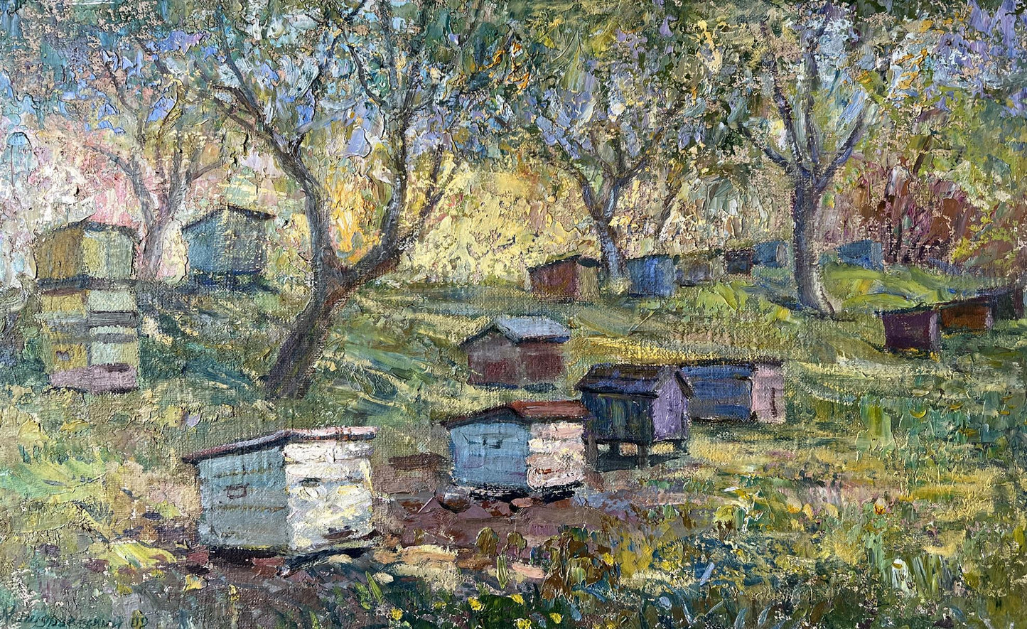 Oil painting Solar apiary V. Mishurovsky