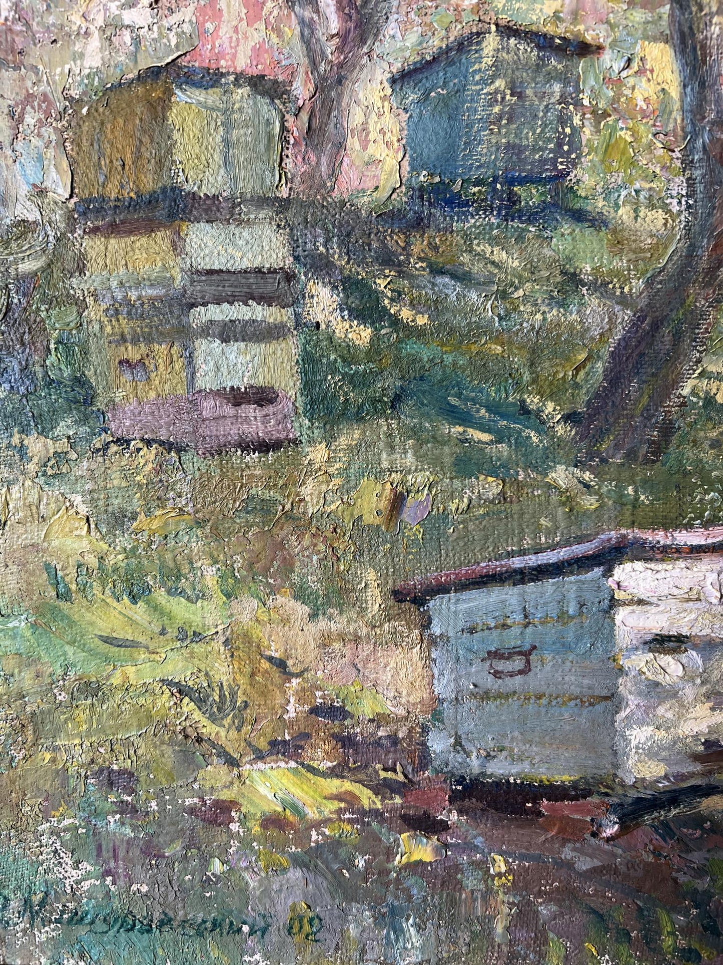 Oil painting Solar apiary V. Mishurovsky