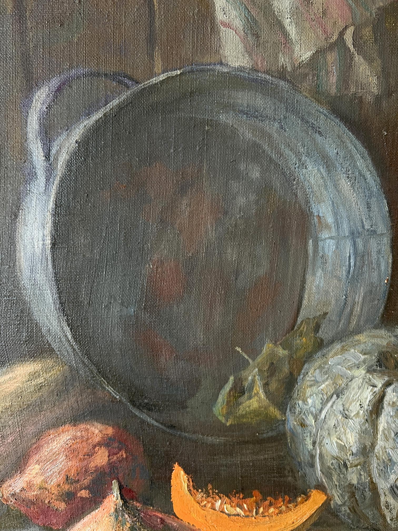 Oil painting In the Village pantry 