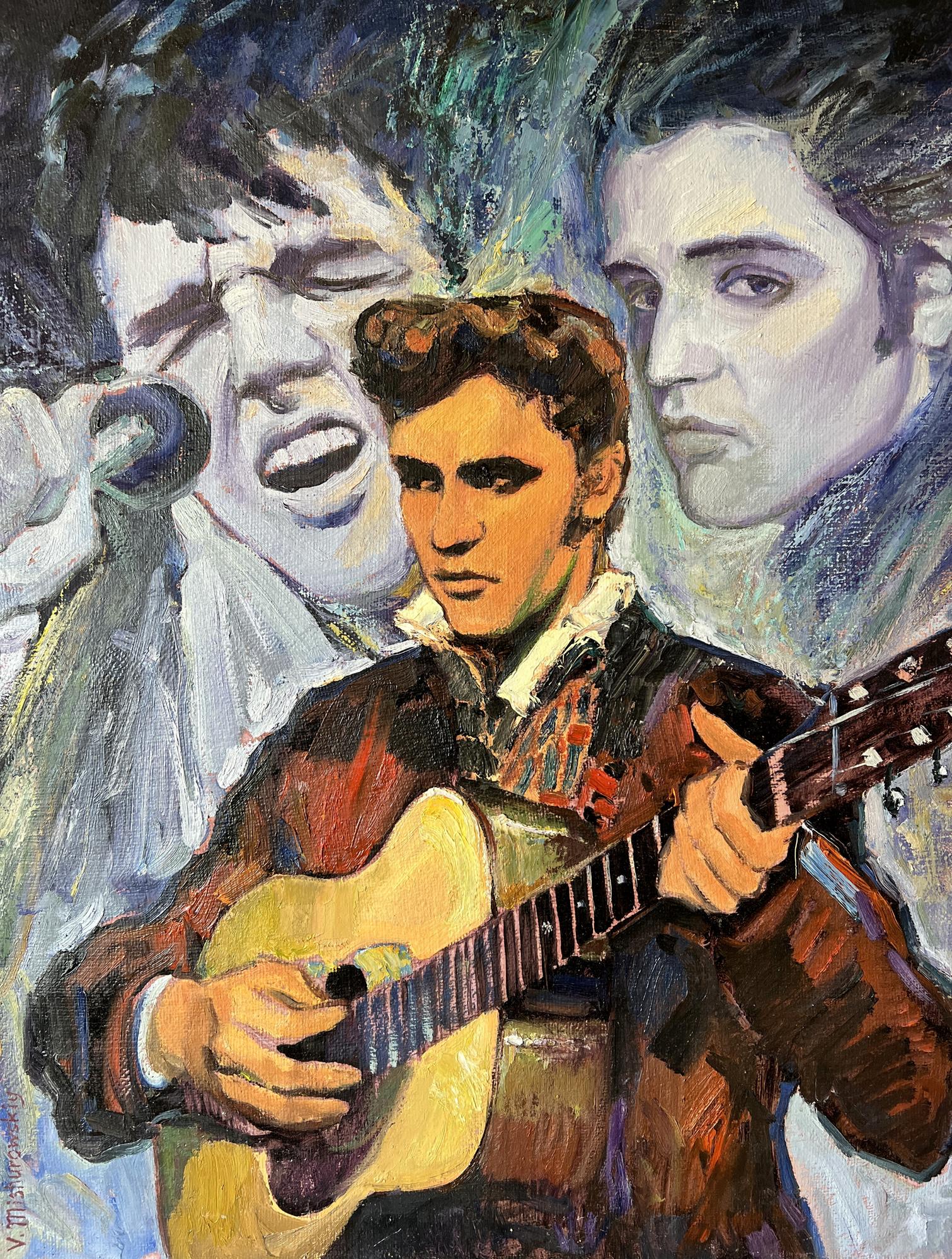 Oil painting Elvis Presley V. Mishurovsky