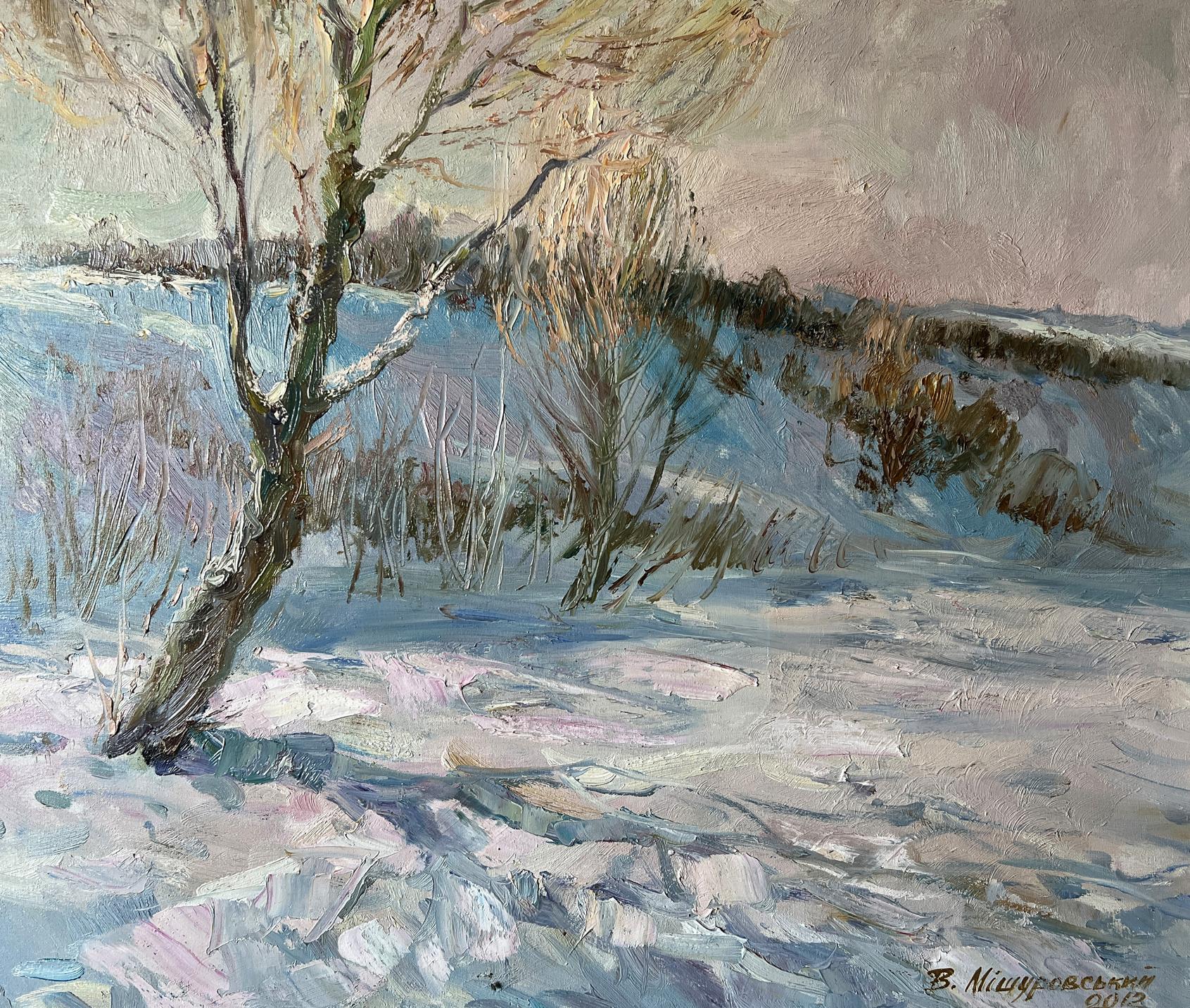 Oil painting Sunny January V. Mishurovsky