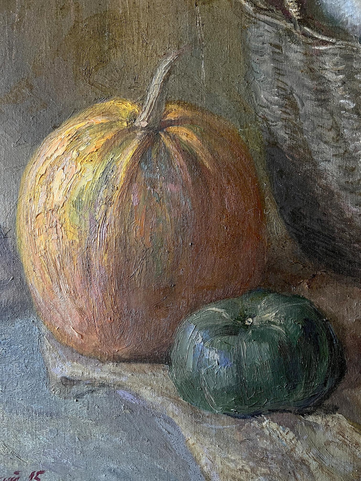 Oil painting Still life pantry 