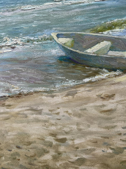 Oil painting Noon at sea V. Mishurovsky