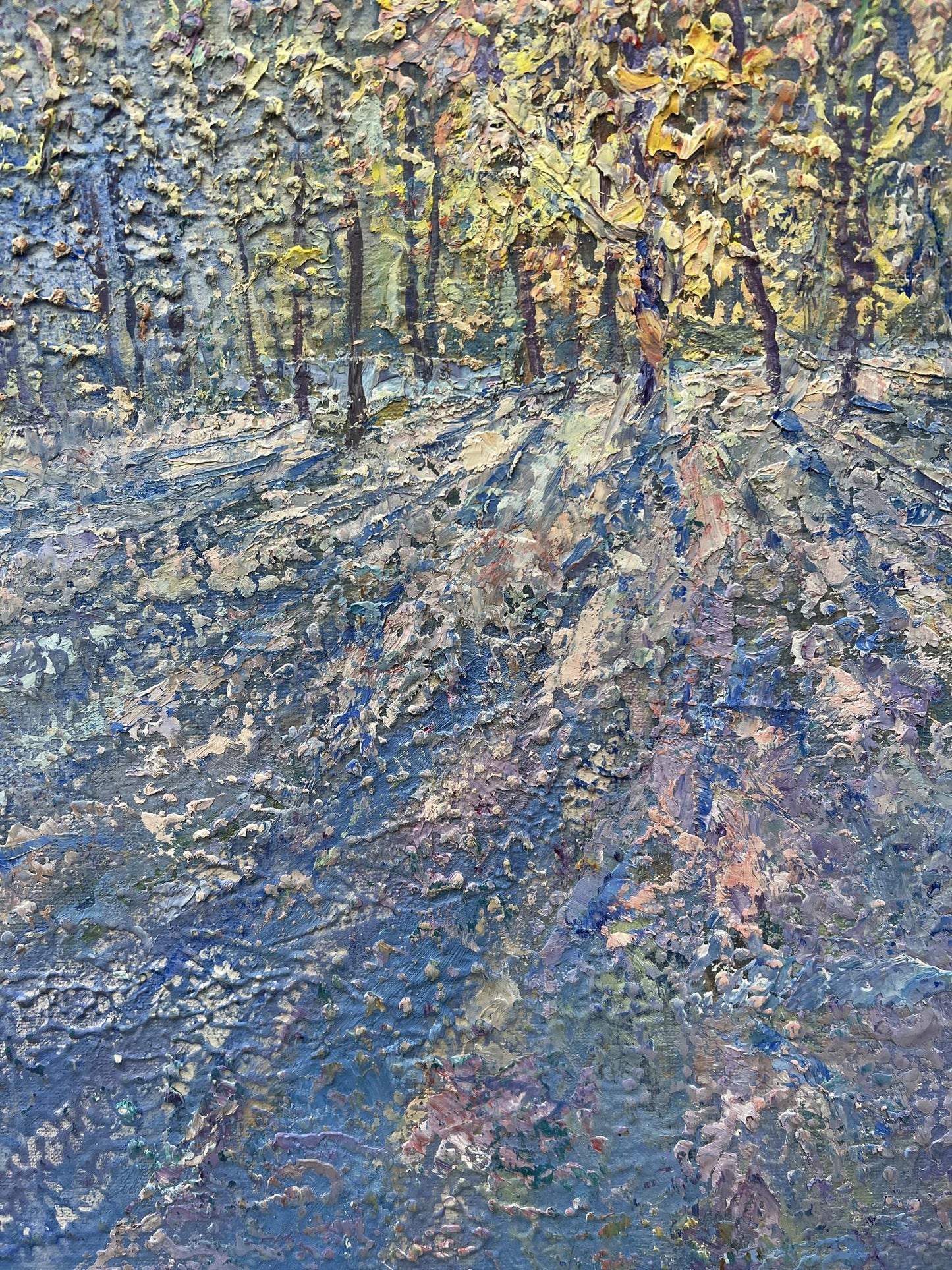 Oil painting A winter's tale V. Mishurovsky