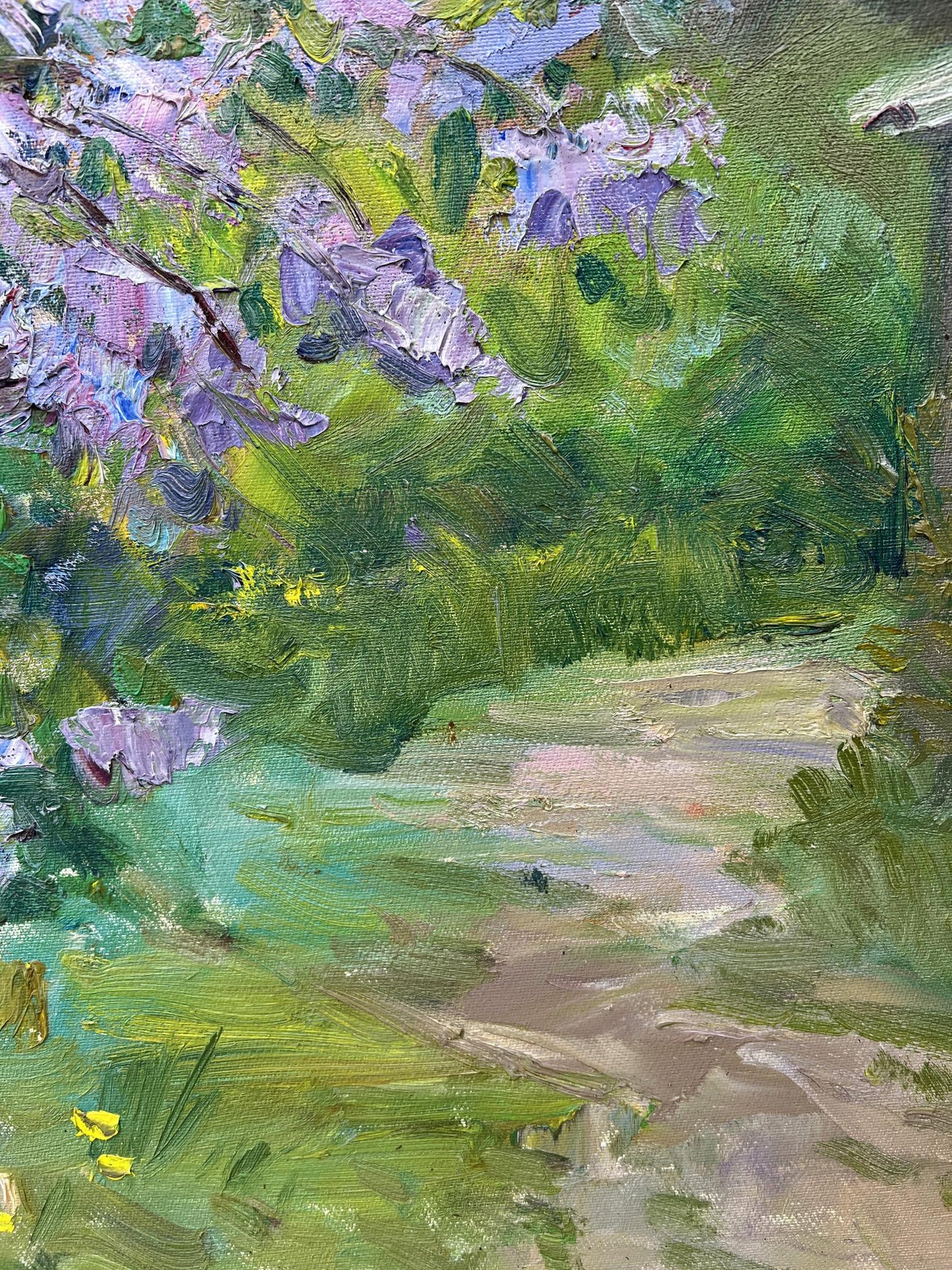 Oil painting Lilac corner V. Mishurovsky