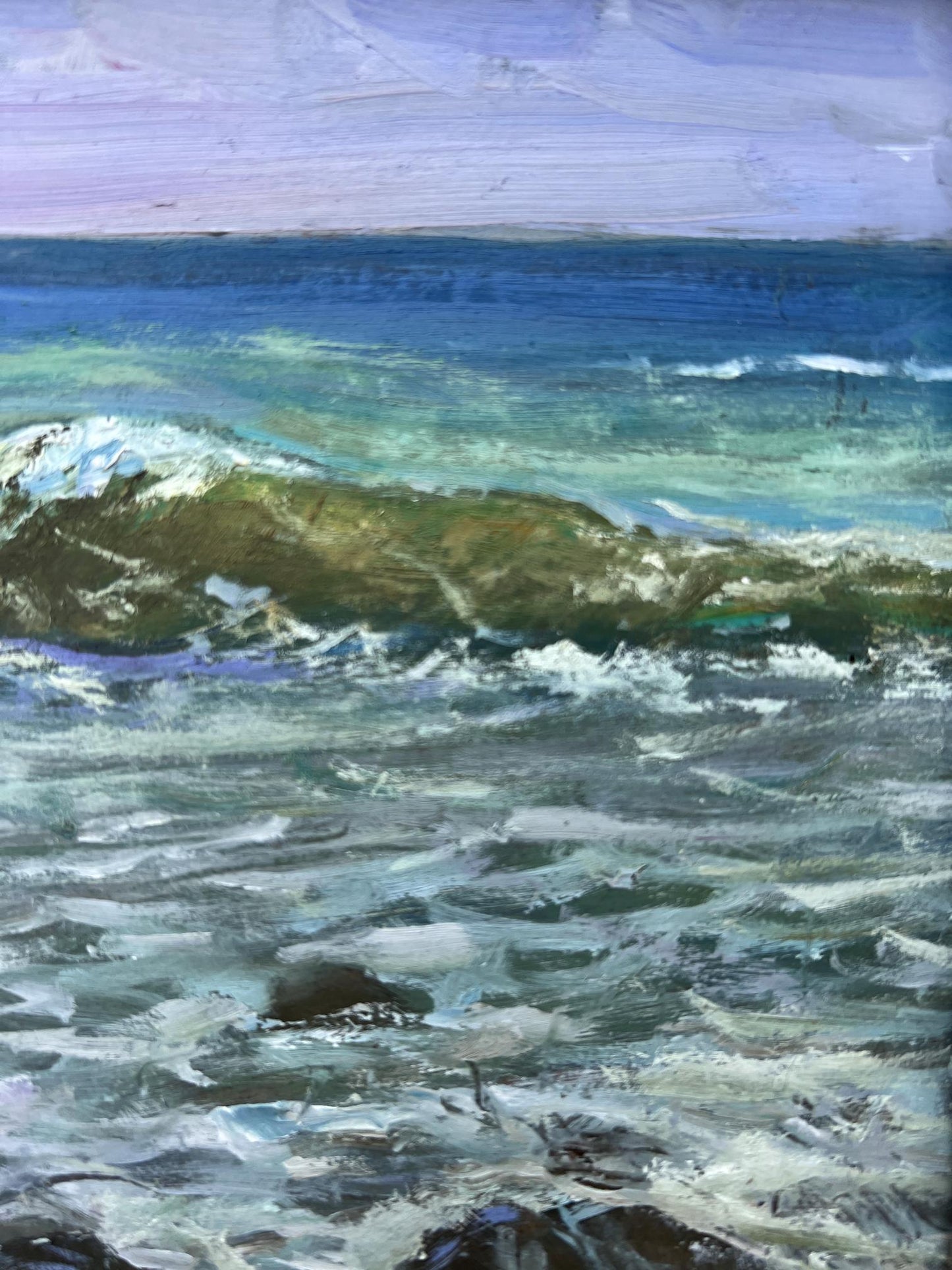 Oil painting Calm sea V. Mishurovsky