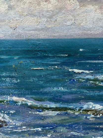 Oil painting Sea shore V. Mishurovsky