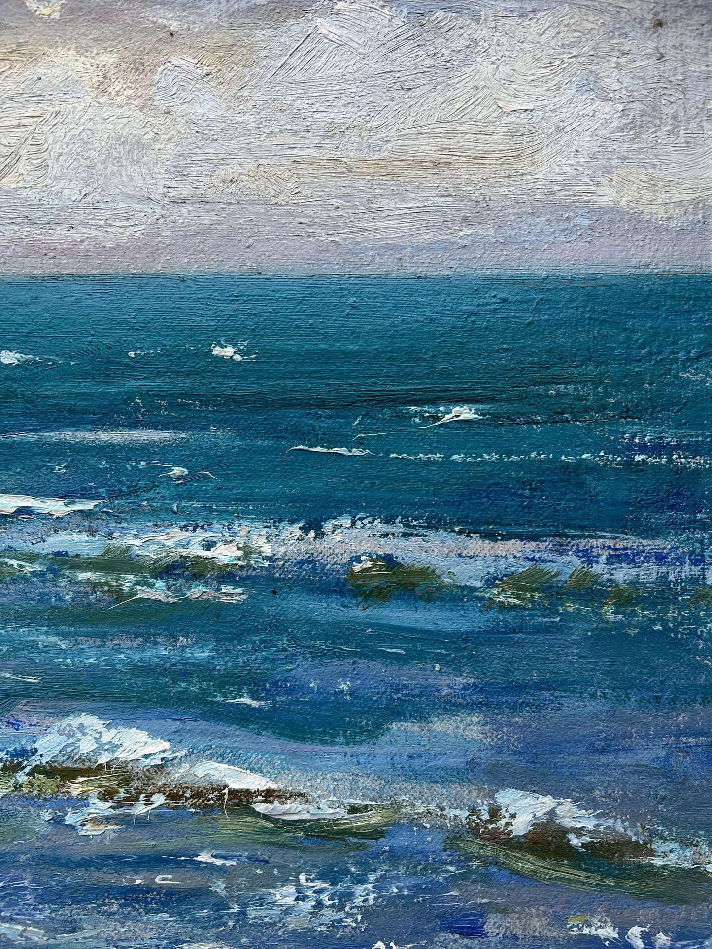 Oil painting Sea shore V. Mishurovsky