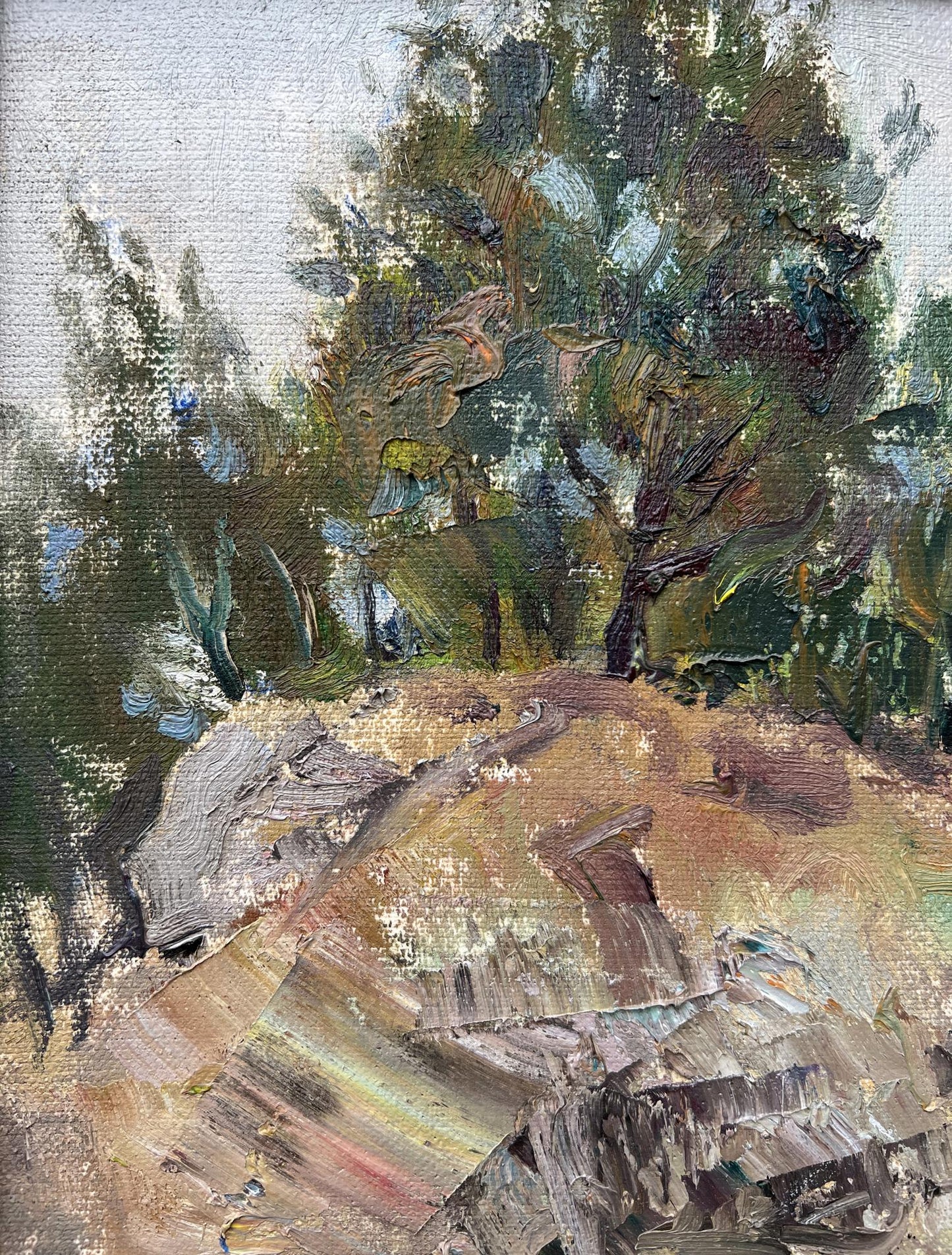 Oil painting A warm day V. Mishurovsky