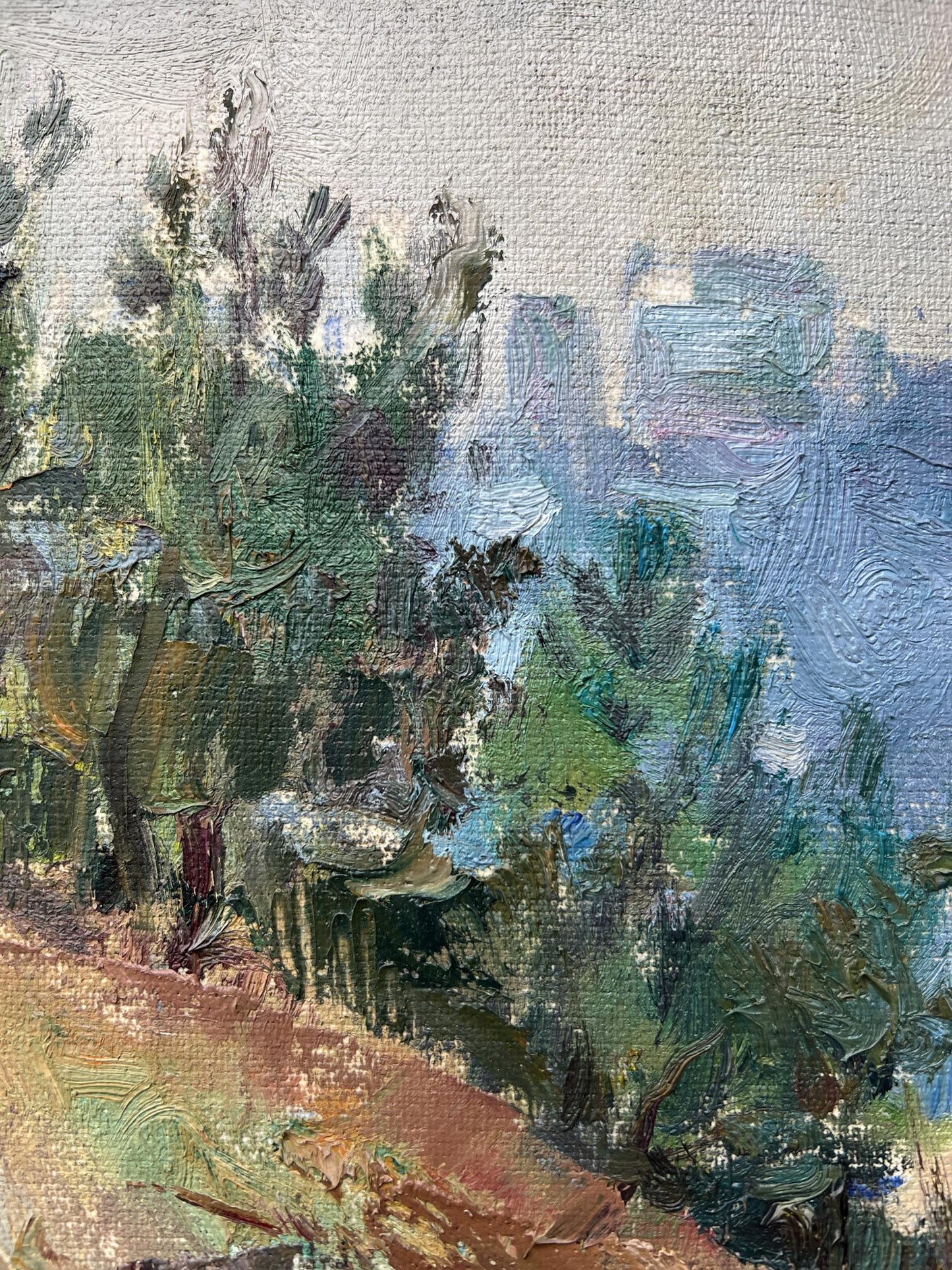 Oil painting A warm day V. Mishurovsky