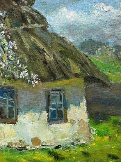 Oil painting It's spring again V. Mishurovsky