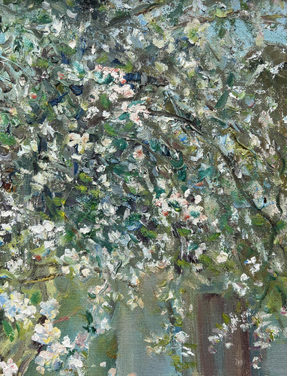 Oil painting It's spring again V. Mishurovsky