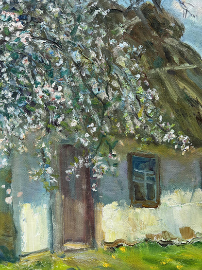 Oil painting It's spring again V. Mishurovsky