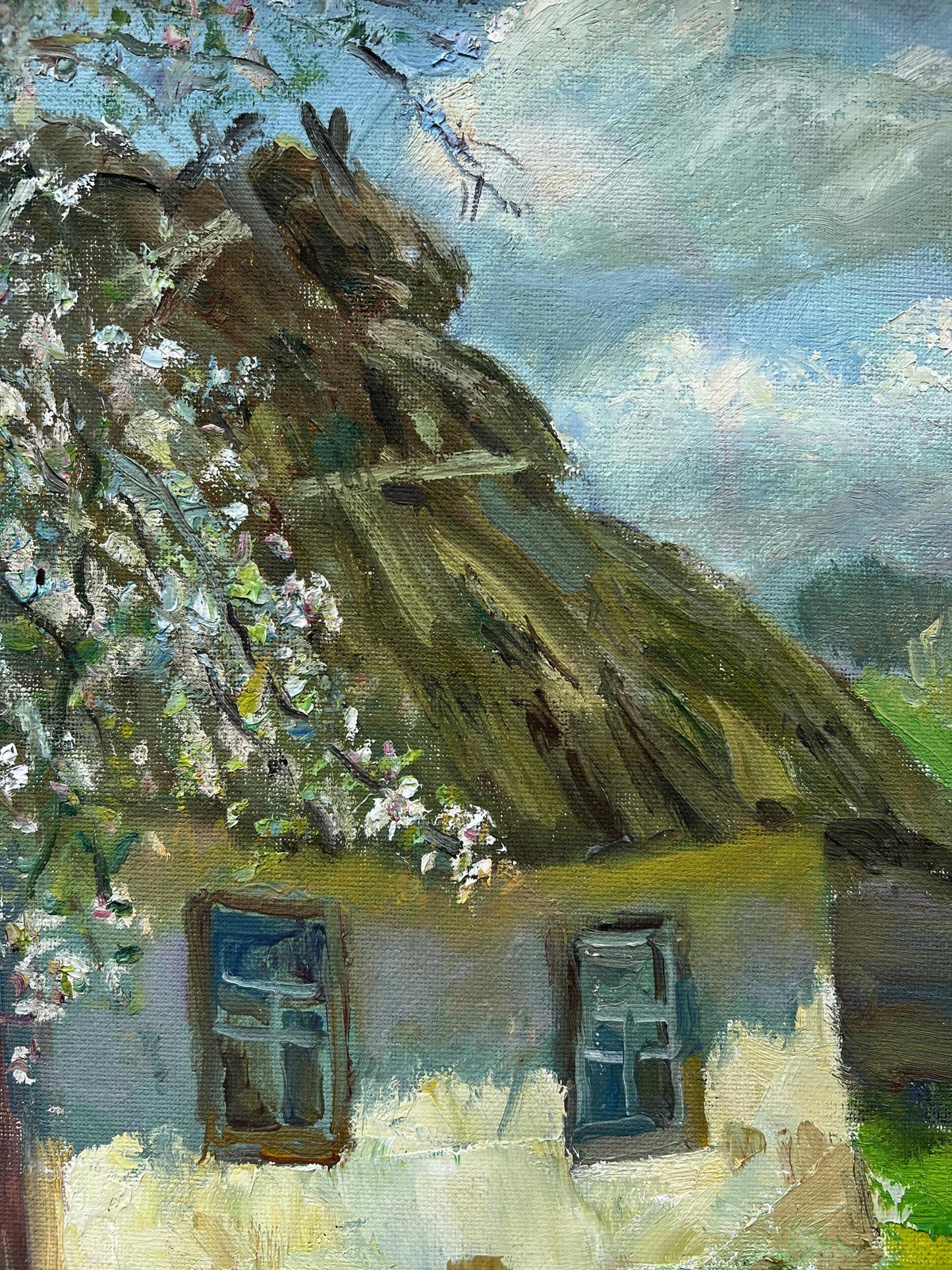 Oil painting It's spring again V. Mishurovsky