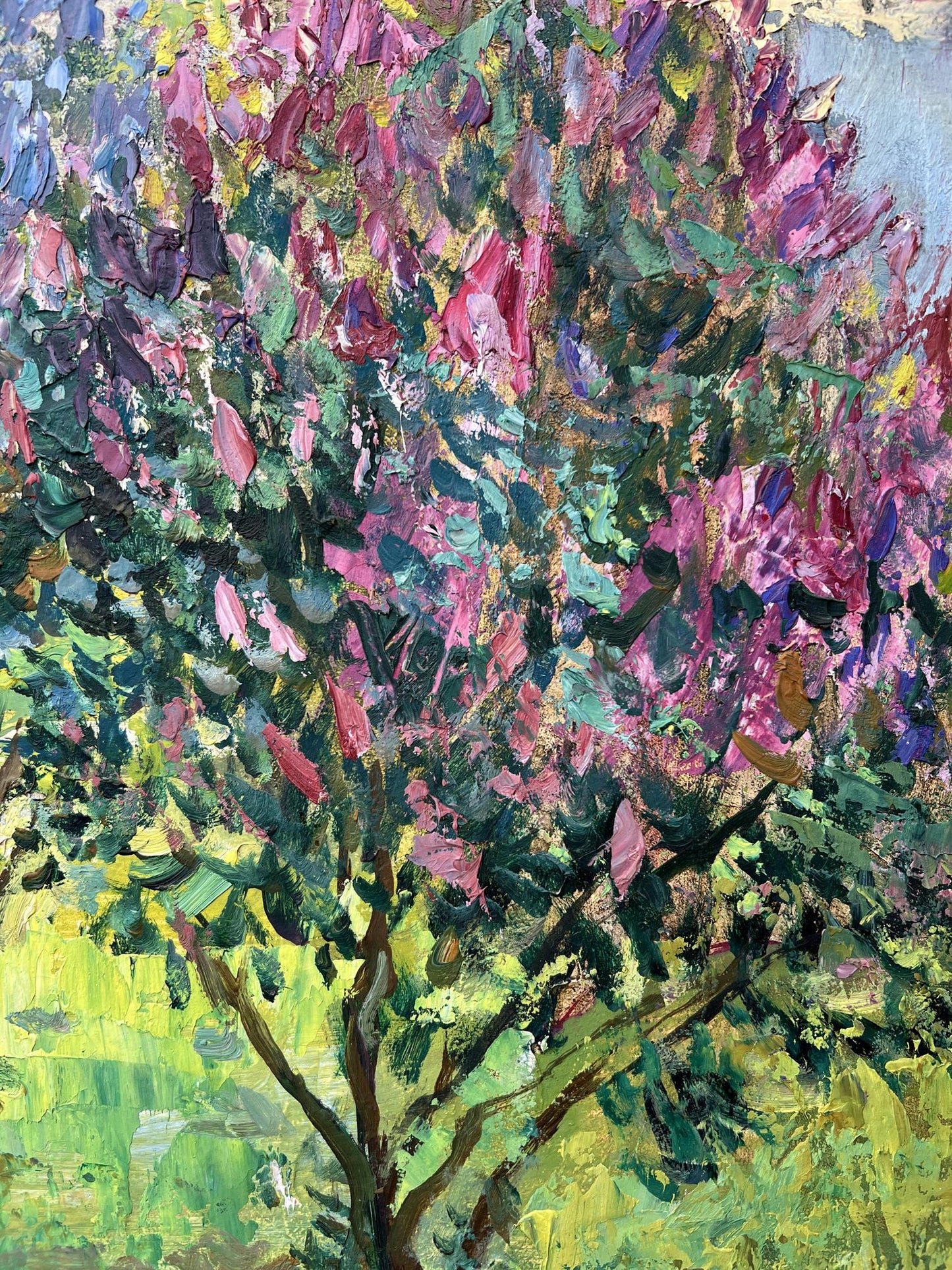 Oil painting Lilac blur V. Mishurovsky