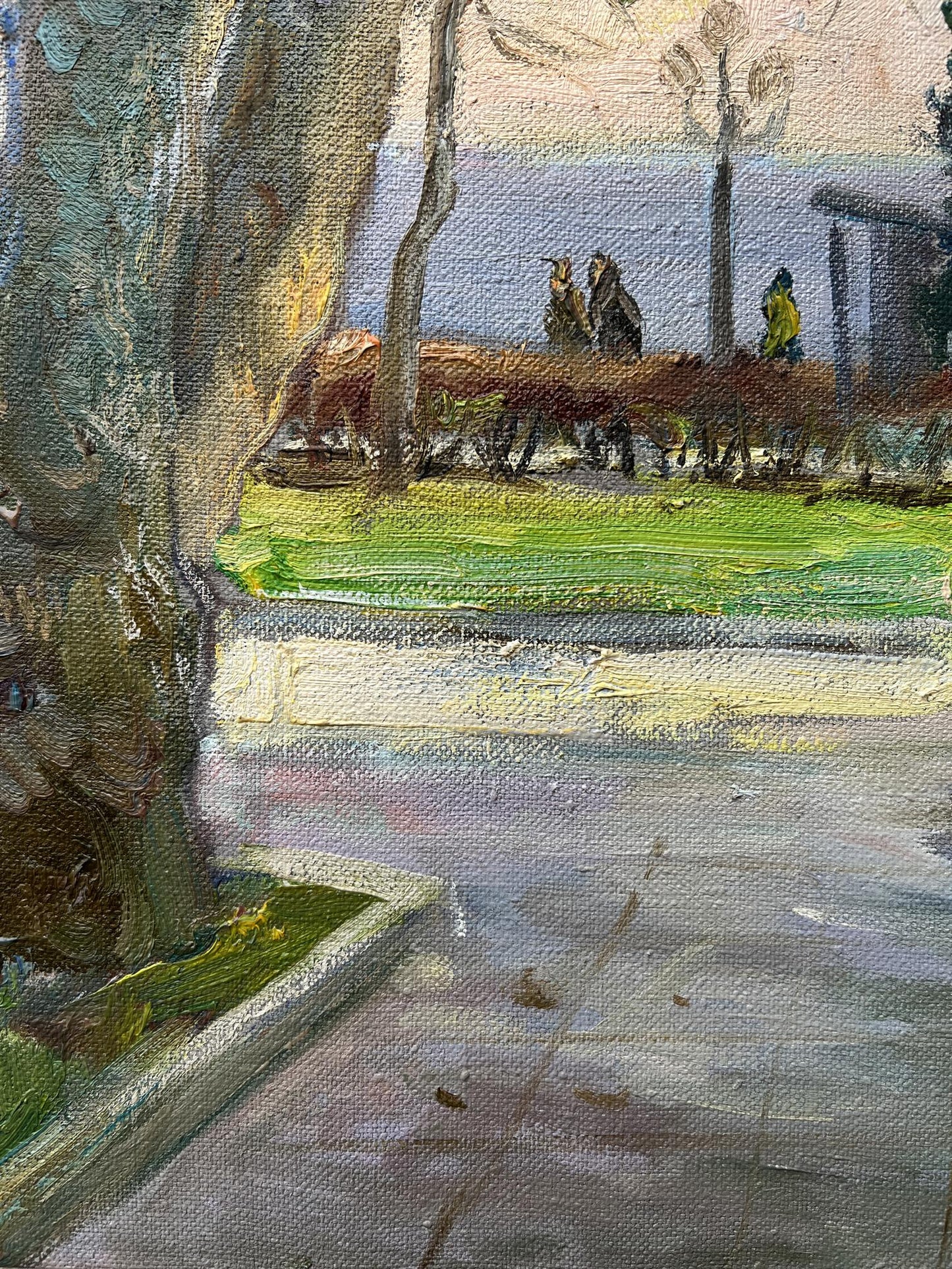 Oil painting A warm day V. Mishurovsky