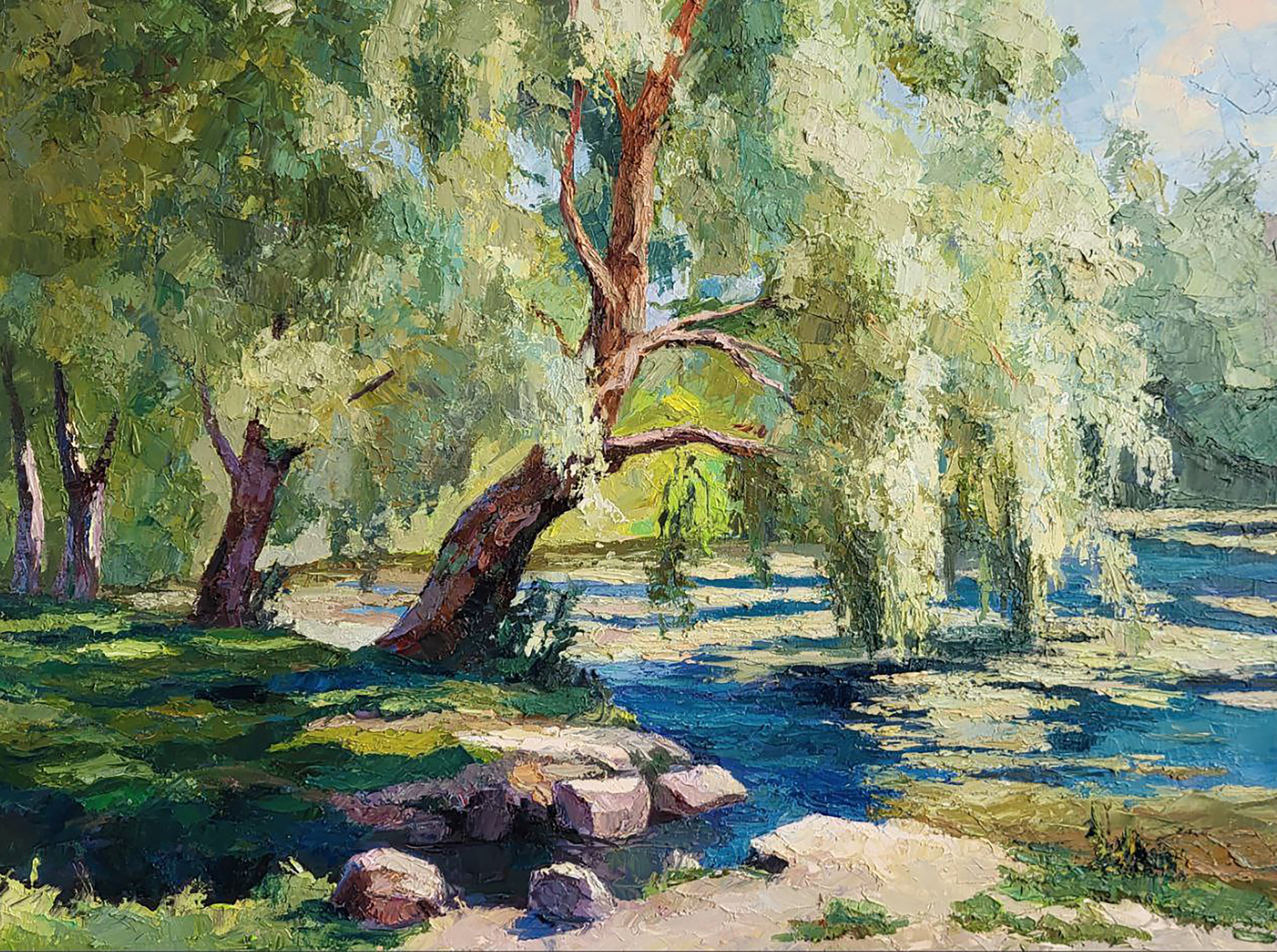 Oil painting Weeping willow / Serdyuk Boris Petrovich