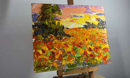 Oil painting Sunny field Ivanyuk Alex