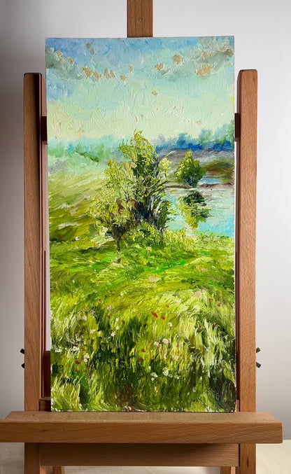 Oil painting Before the rain Unknown artist