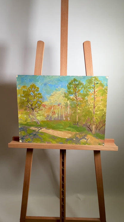 Oil painting Forest smell Peter Dobrev