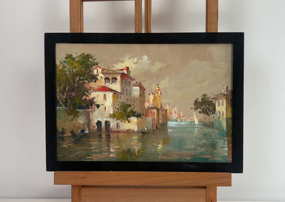 Oil painting Romantic evening in Venice Yuriy Suprunchuk
