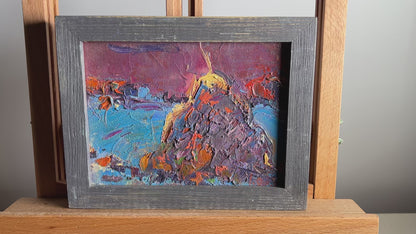 Oil painting Winter night Ivanyuk Oksana