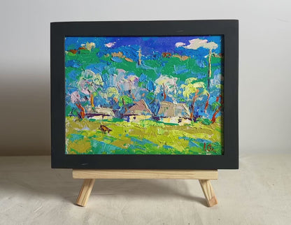 Oil painting Spring morning Ivanyuk Alex