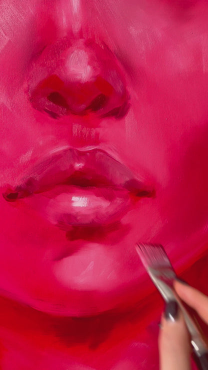 Oil painting Doubt Victoria Kagalovska