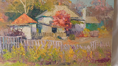 Oil painting October is upon us Serdyuk Boris Petrovich