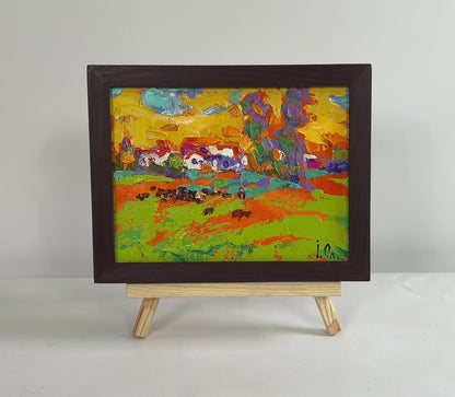 Oil painting In the sunny meadows Oleksiy Ivanyuk
