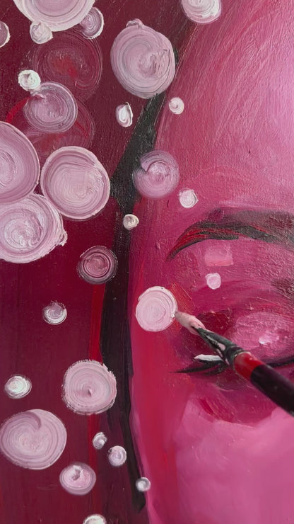 Oil painting Gravitation Victoria Kagalovska