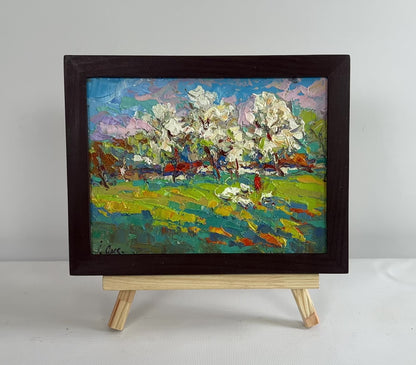 Oil painting Spring has come Oksana Ivanyuk