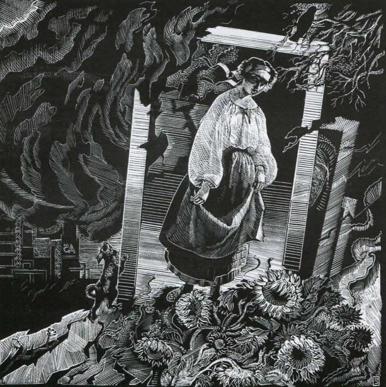 Mykola Stratyilat Original Graphic — Graphic Art Masterpiece (photos & prices on request)