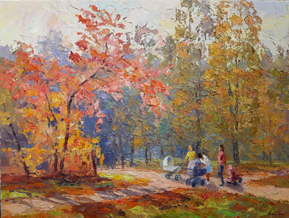 Oil painting Hot November Serdyuk Boris Petrovich