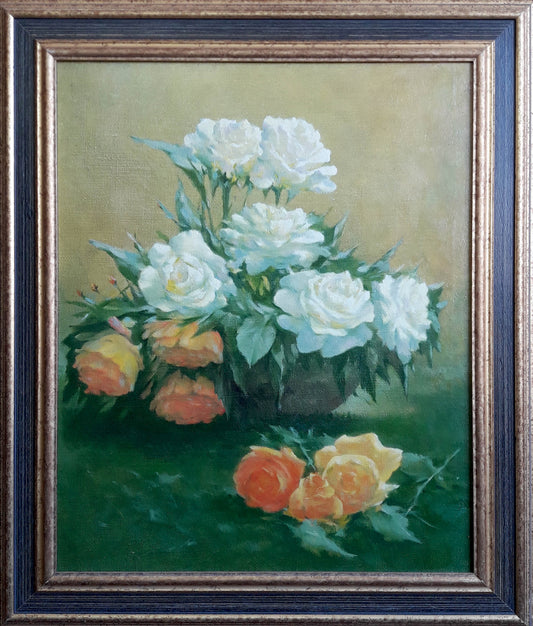 Oil painting Roses Korkishko Vasily