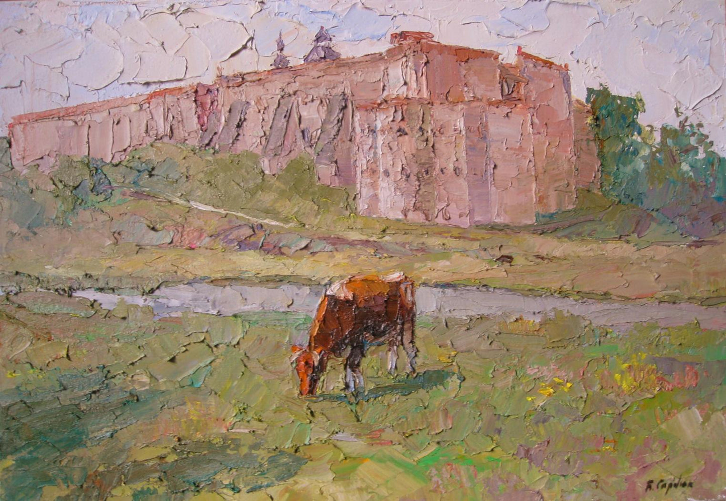 Oil painting Summer day Serdyuk Boris Petrovich №SERB 106