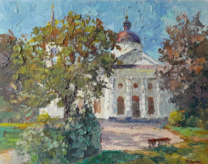 Oil painting Baturin temple Serdyuk Boris Petrovich