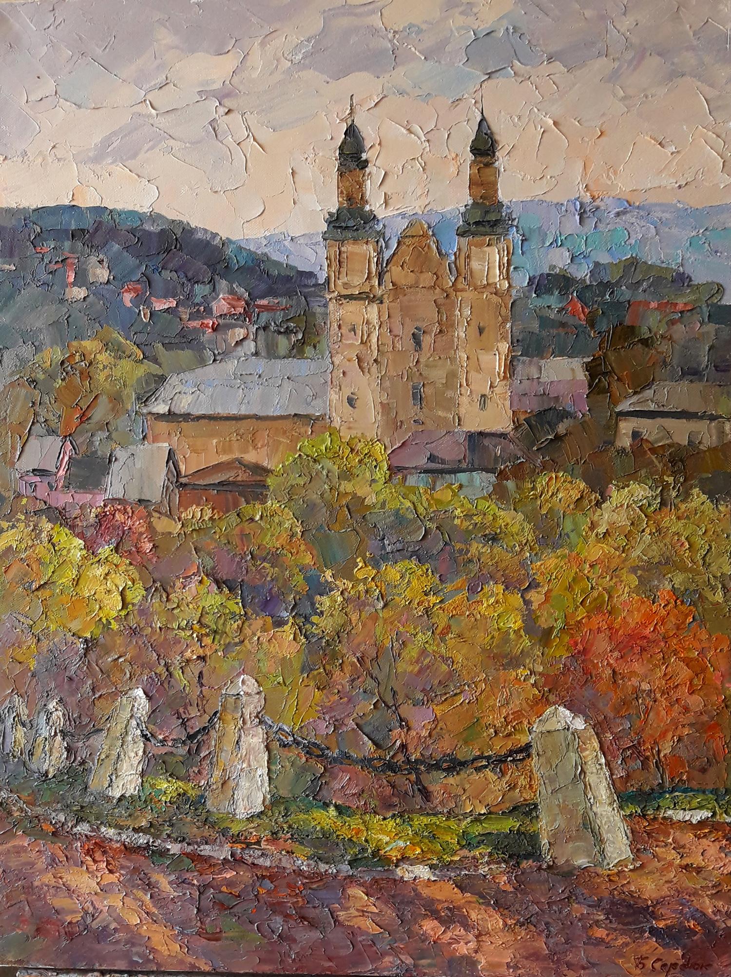 Oil painting Church in Zbarazh Serdyuk Boris Petrovich