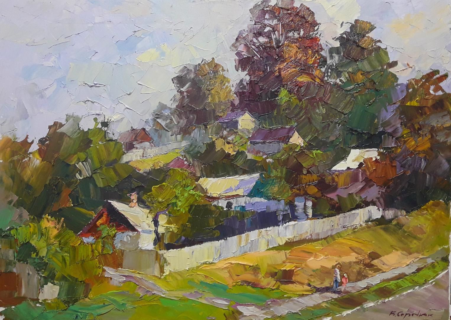 Oil painting October day Serdyuk Boris Petrovich №SERB 520