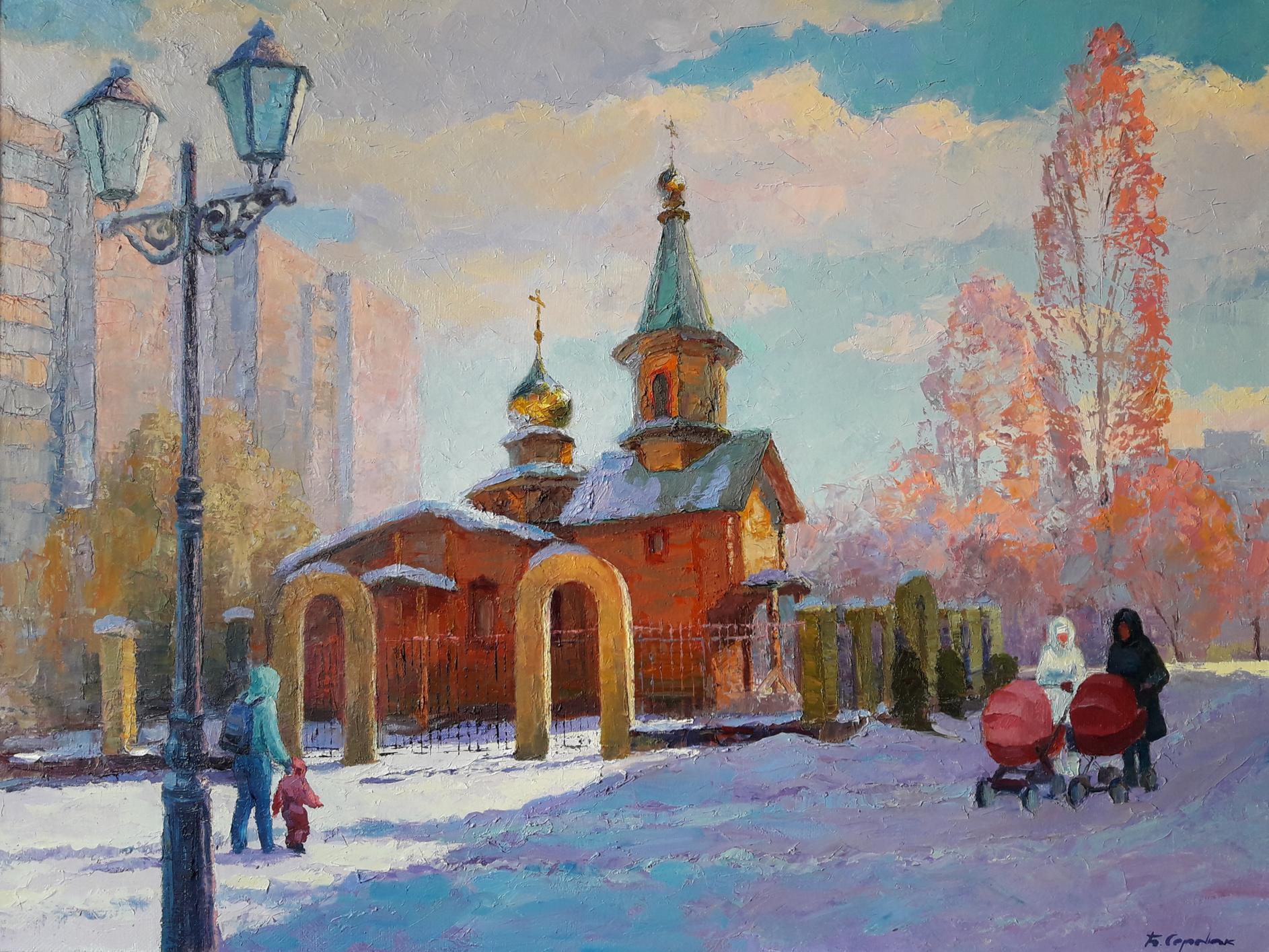 Oil painting Winter day Serdyuk Boris Petrovich №SERB 557