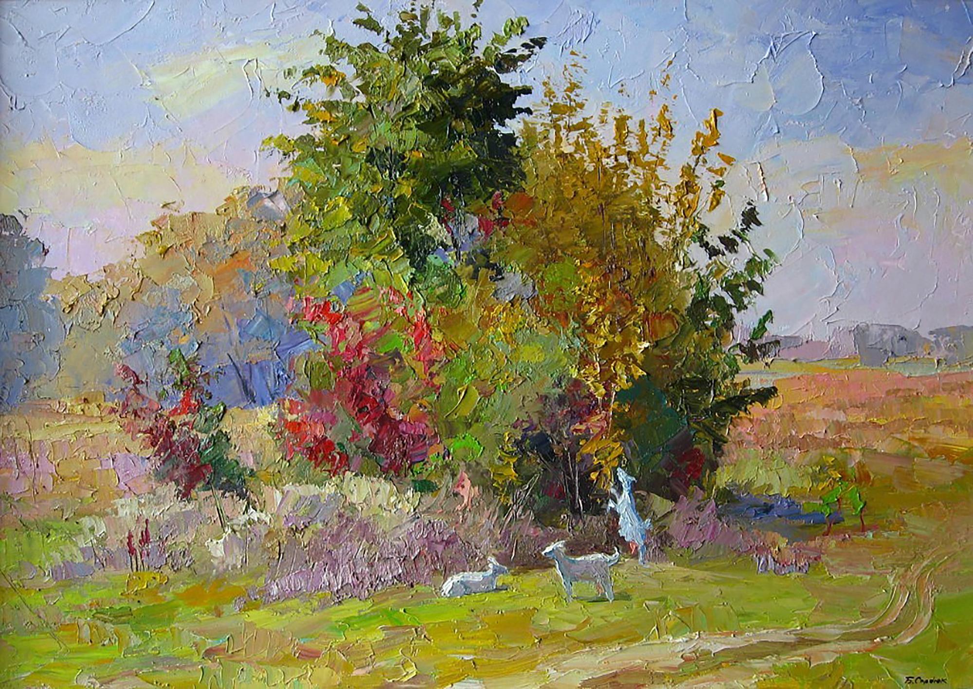 Oil painting October day / Serdyuk Boris Petrovich