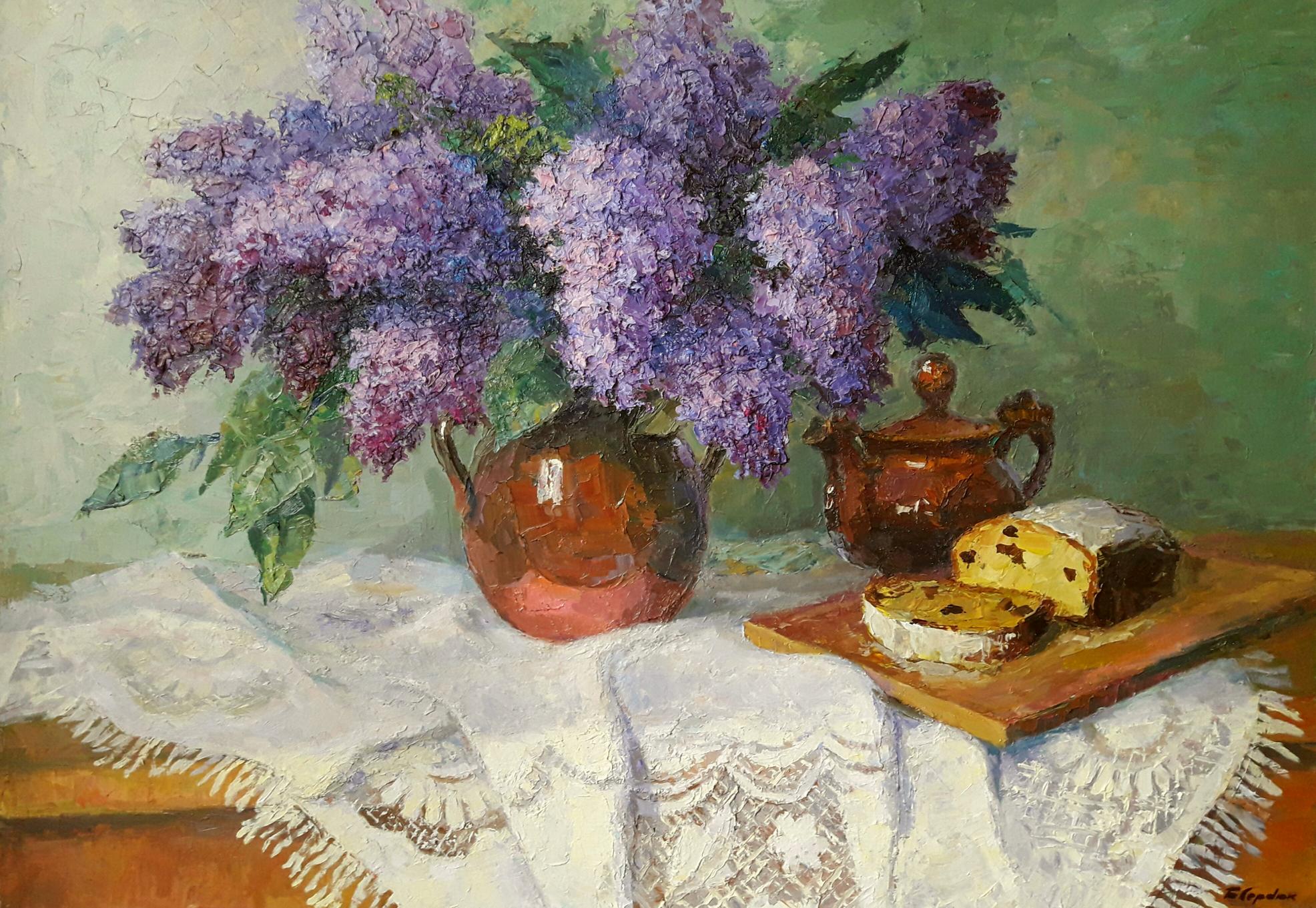 Oil painting Lilac Serdyuk Boris Petrovich №SERB 253