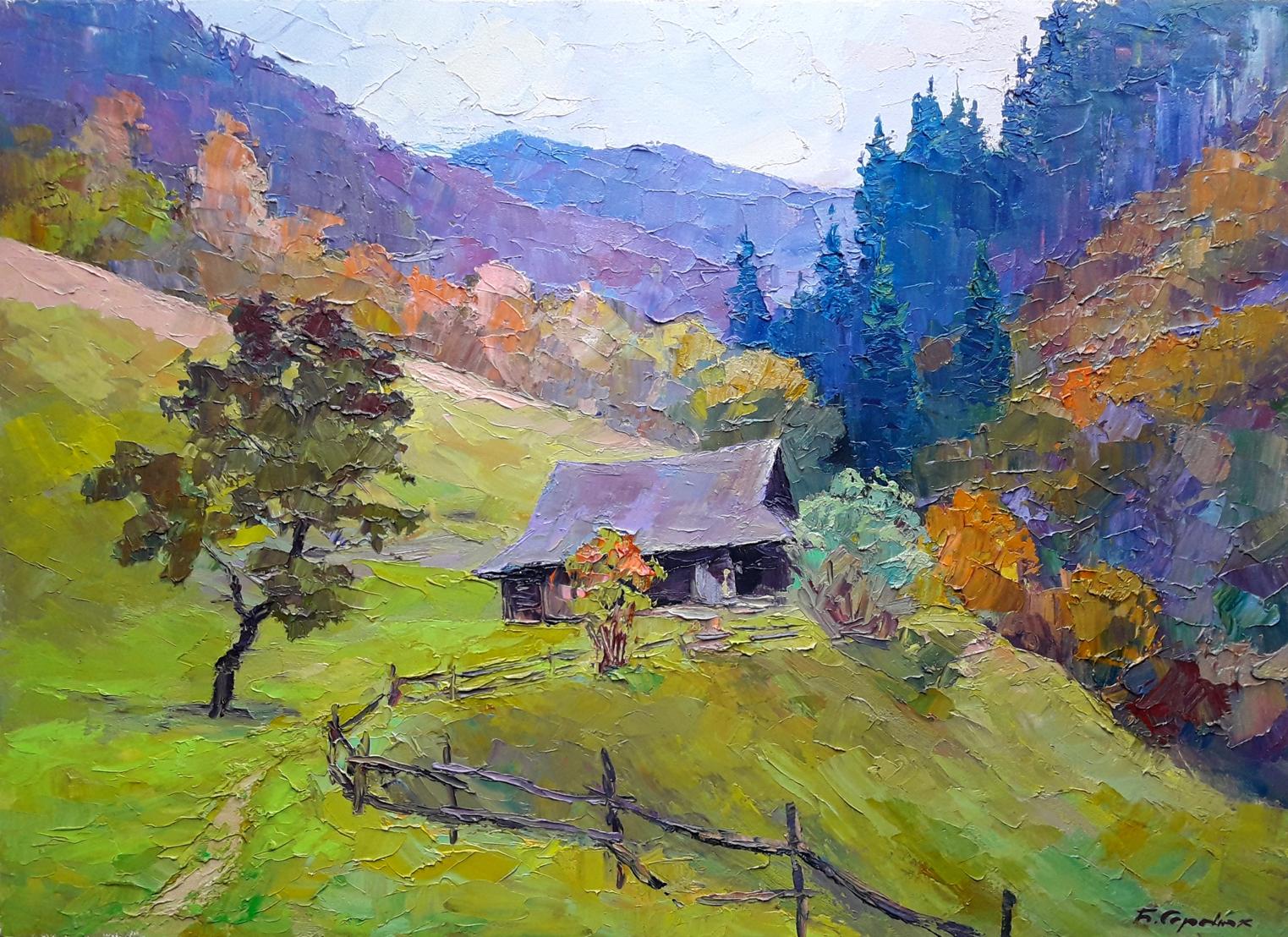 Oil painting Carpathian colors Serdyuk Boris Petrovich