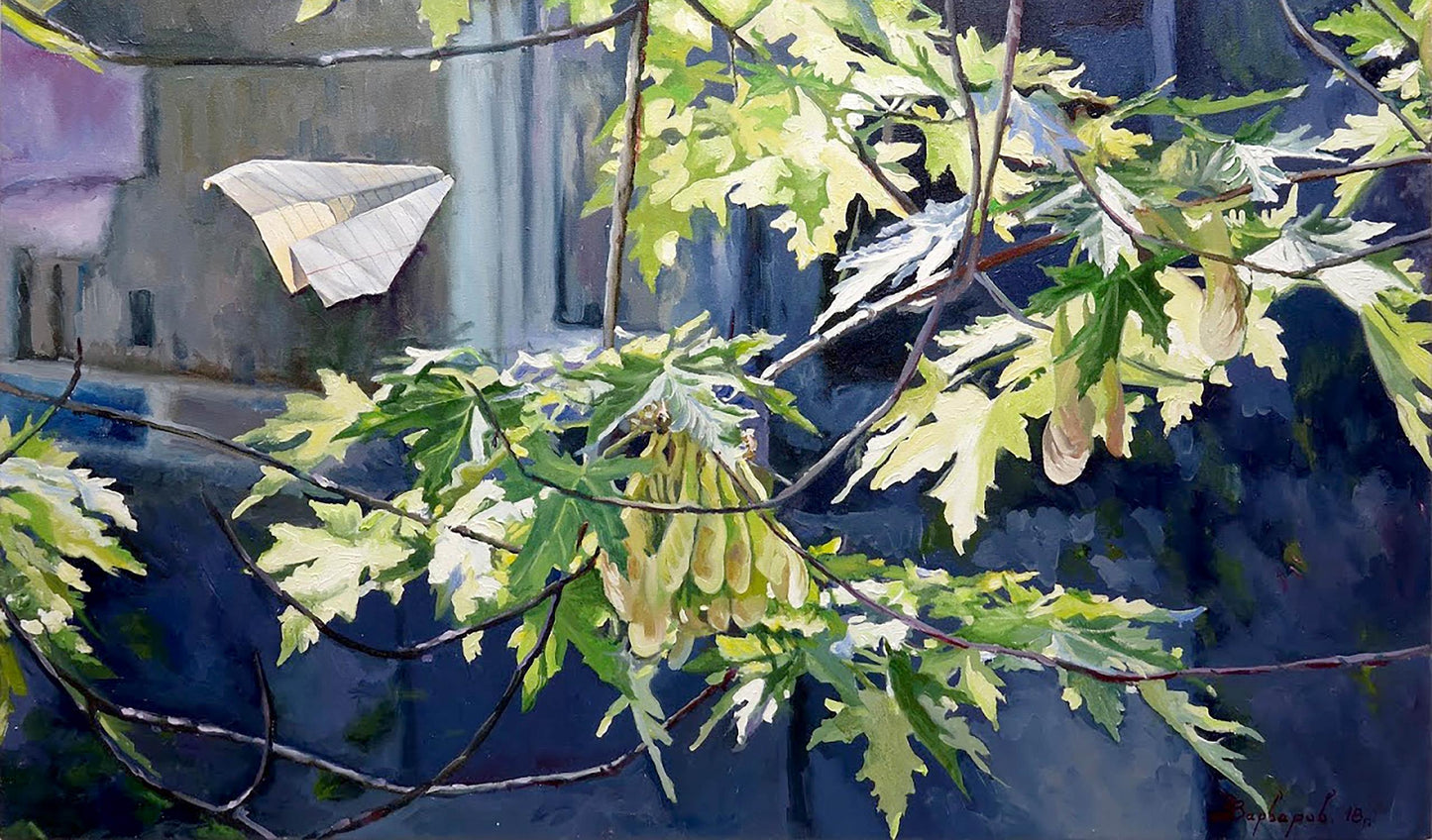 Oil painting Maple Varvarov Anatoly Viktorovich